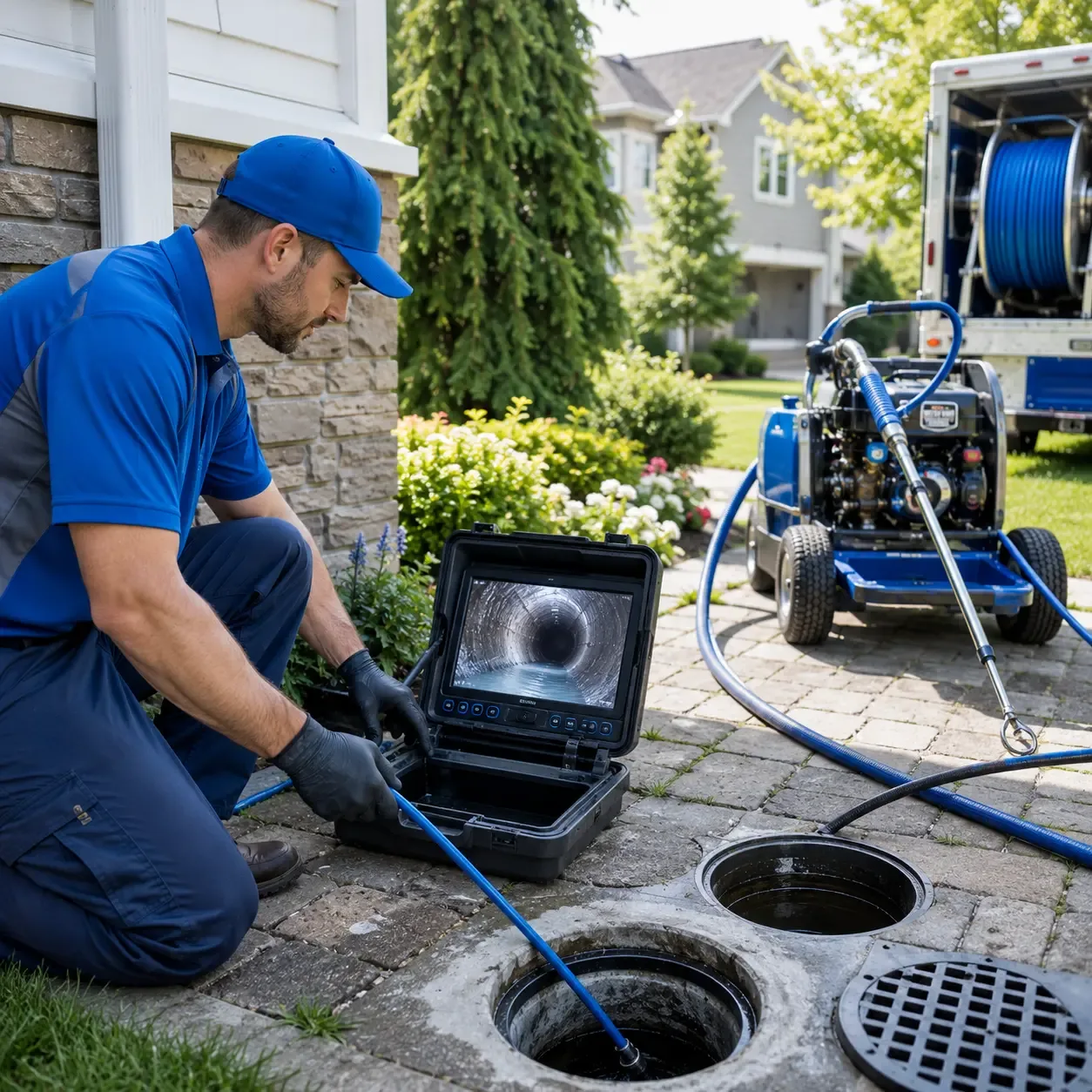Outdoor drain cleaning professionals serving Forestville, MI