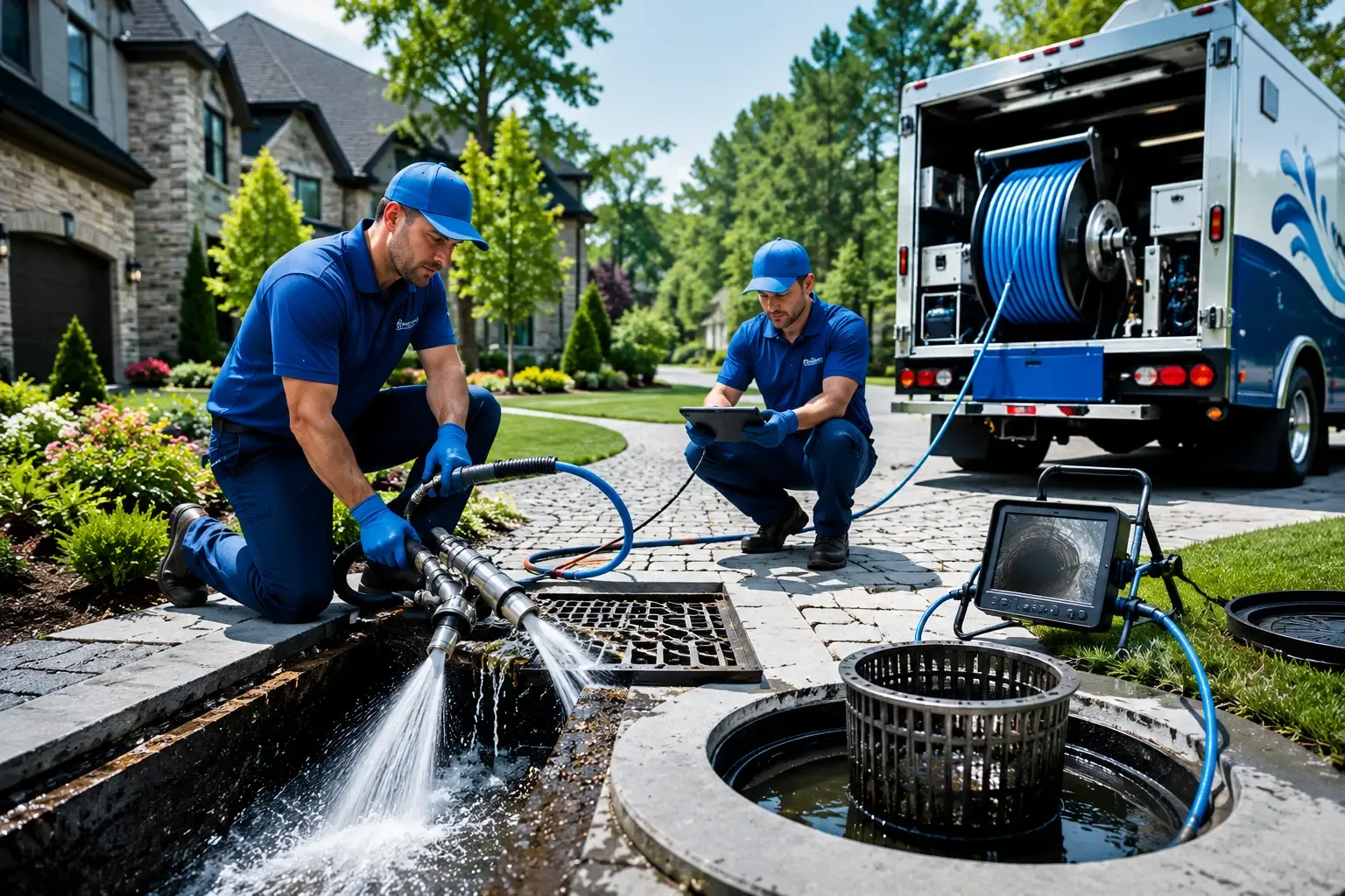 Local outdoor drain cleaning professionals in Forestville, MI