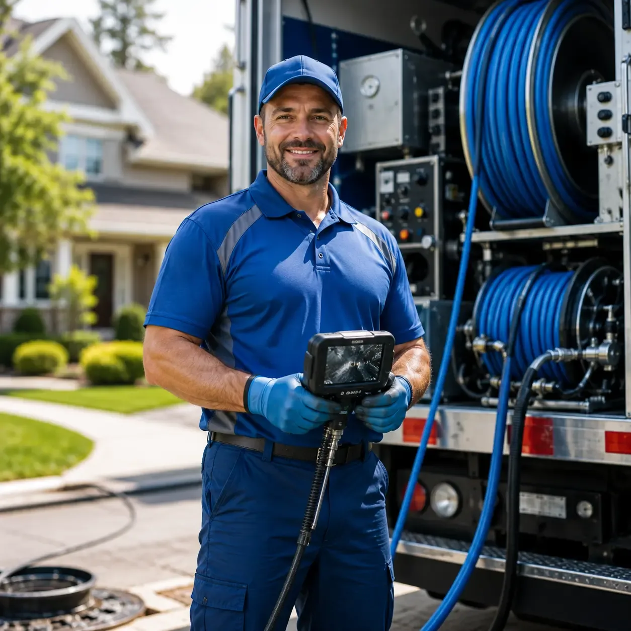 Local outdoor drain cleaning specialists in Forestville, MI